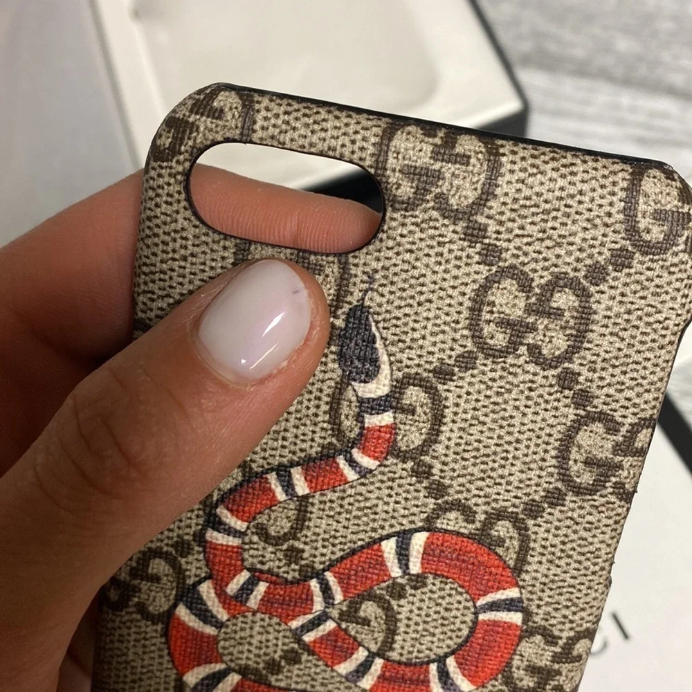Gucci | IPhone 8 Case With Snake Motif Brand New In Box